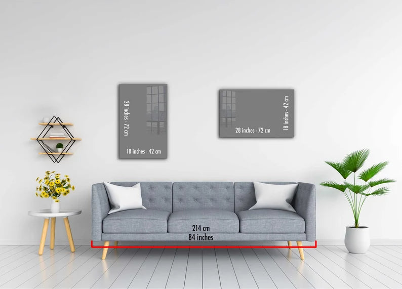 Abstract Eye Large Glass Wall Art