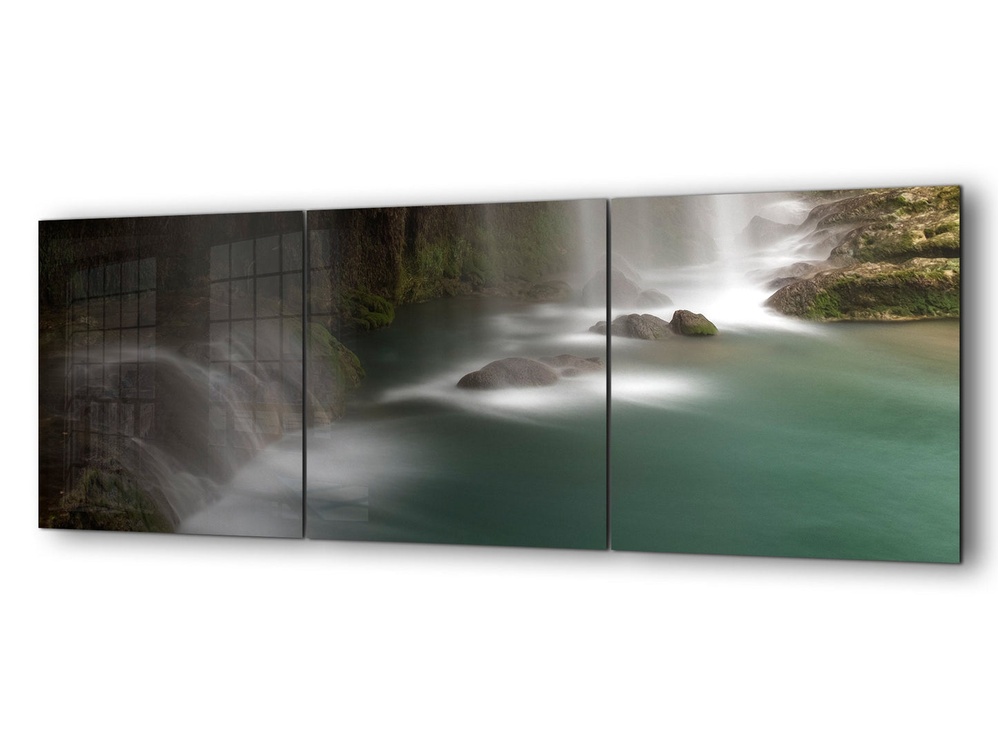 Waterfall Large Glass Wall Art