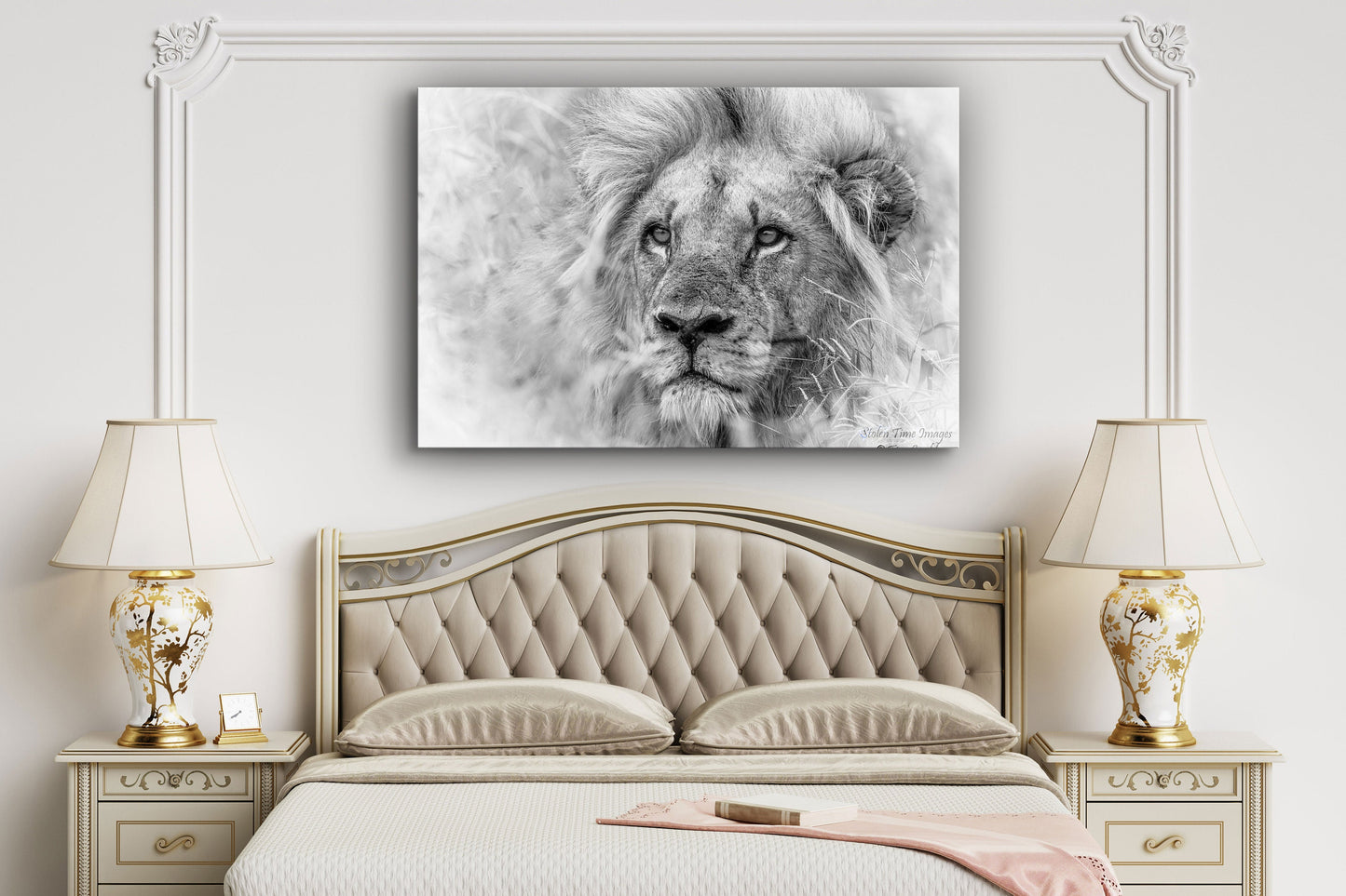 Lion, Large Glass Wall Art