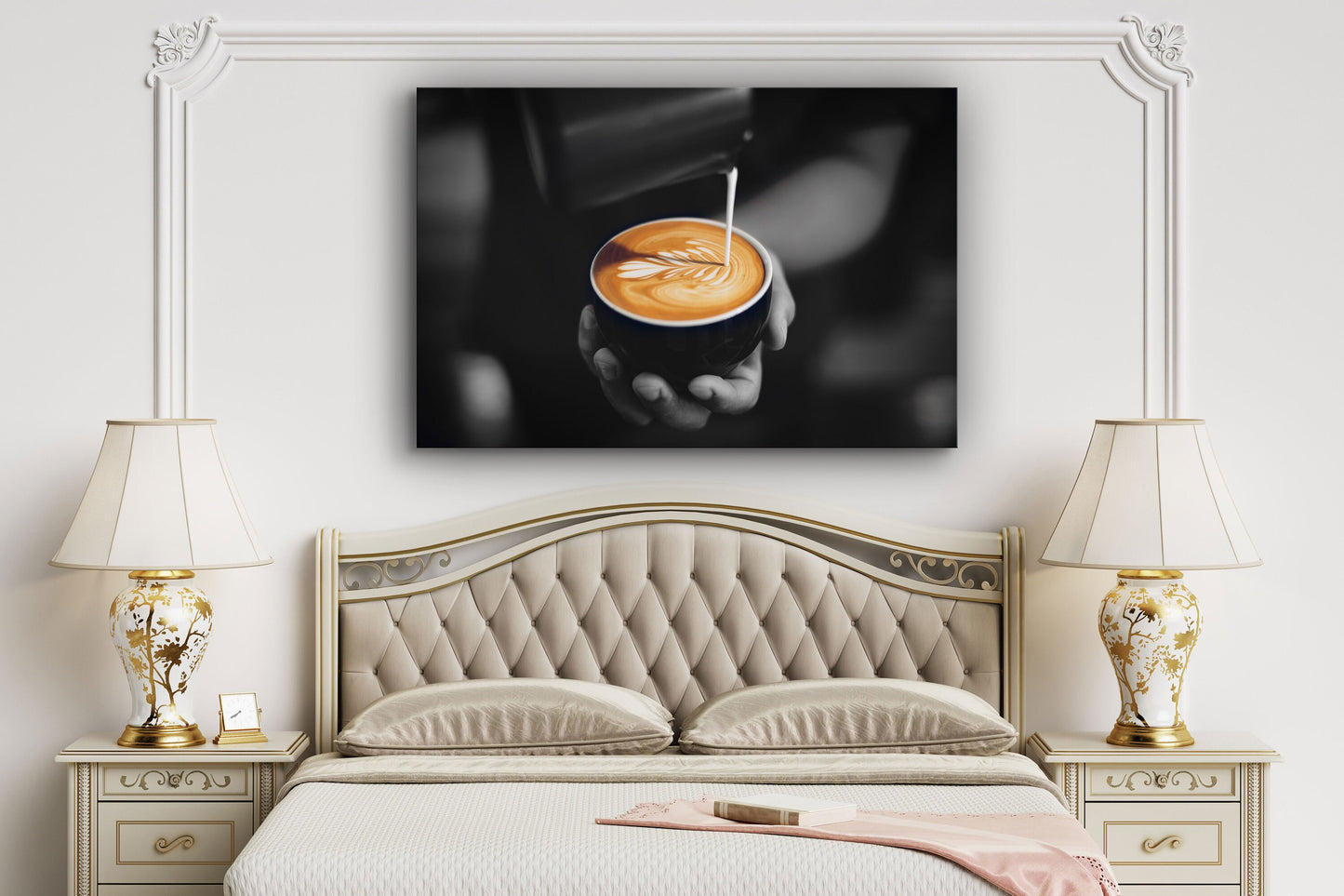 Espresso Art, Barista Art, Latte Art, Large Glass Wall Art