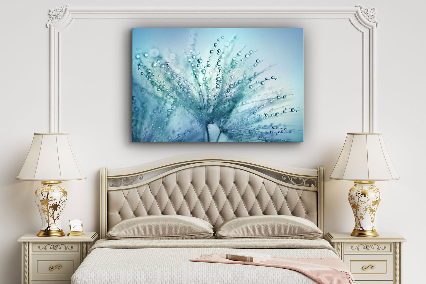 Dandelion Large Glass Wall Art