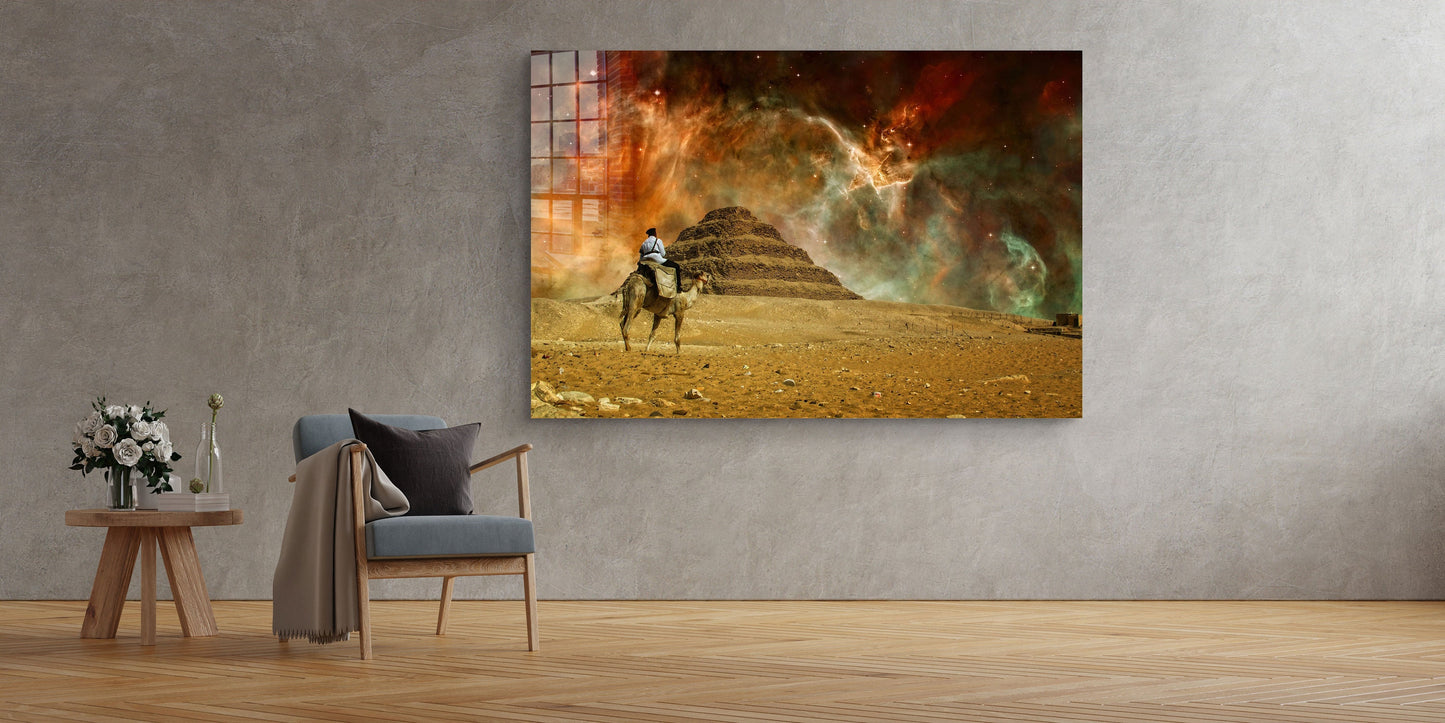 Skyfire, Large Glass Wall Art