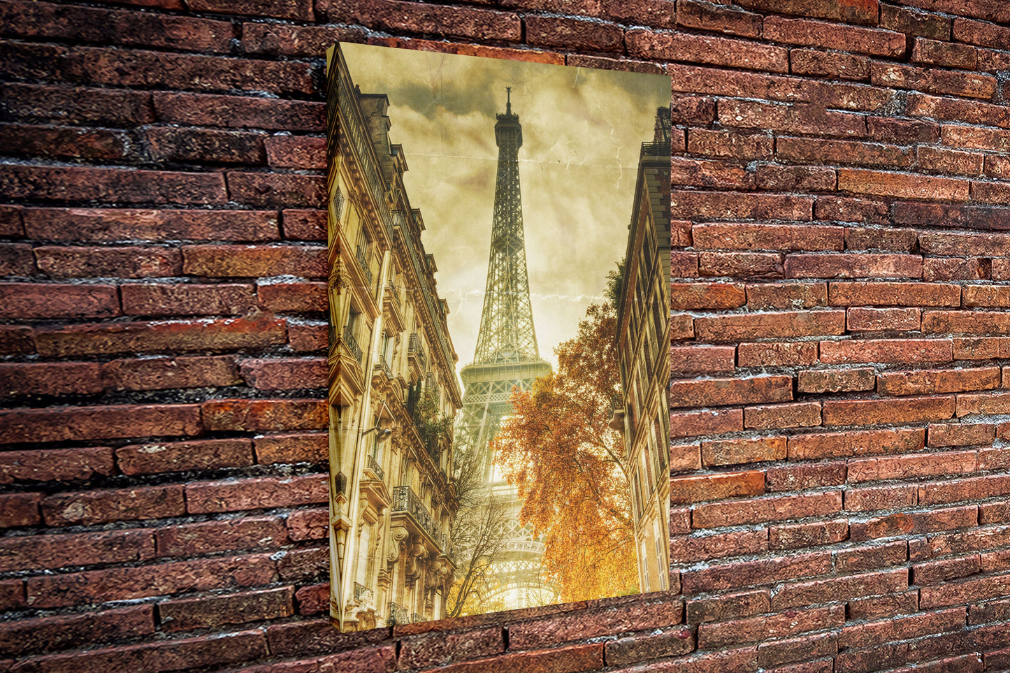 Paris Painting, Large Glass Wall Art