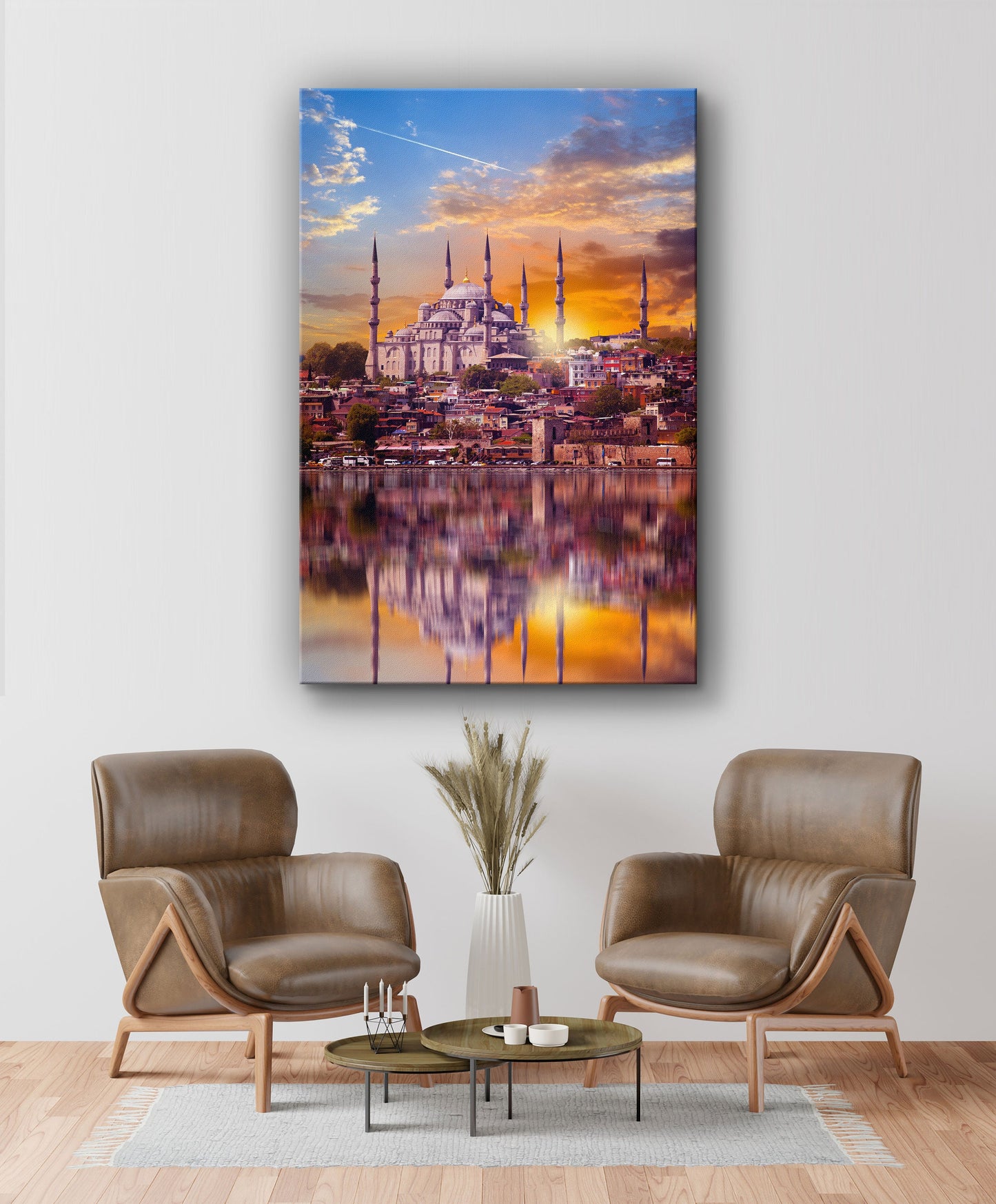 Istanbul Mosque, Large Glass Wall Art