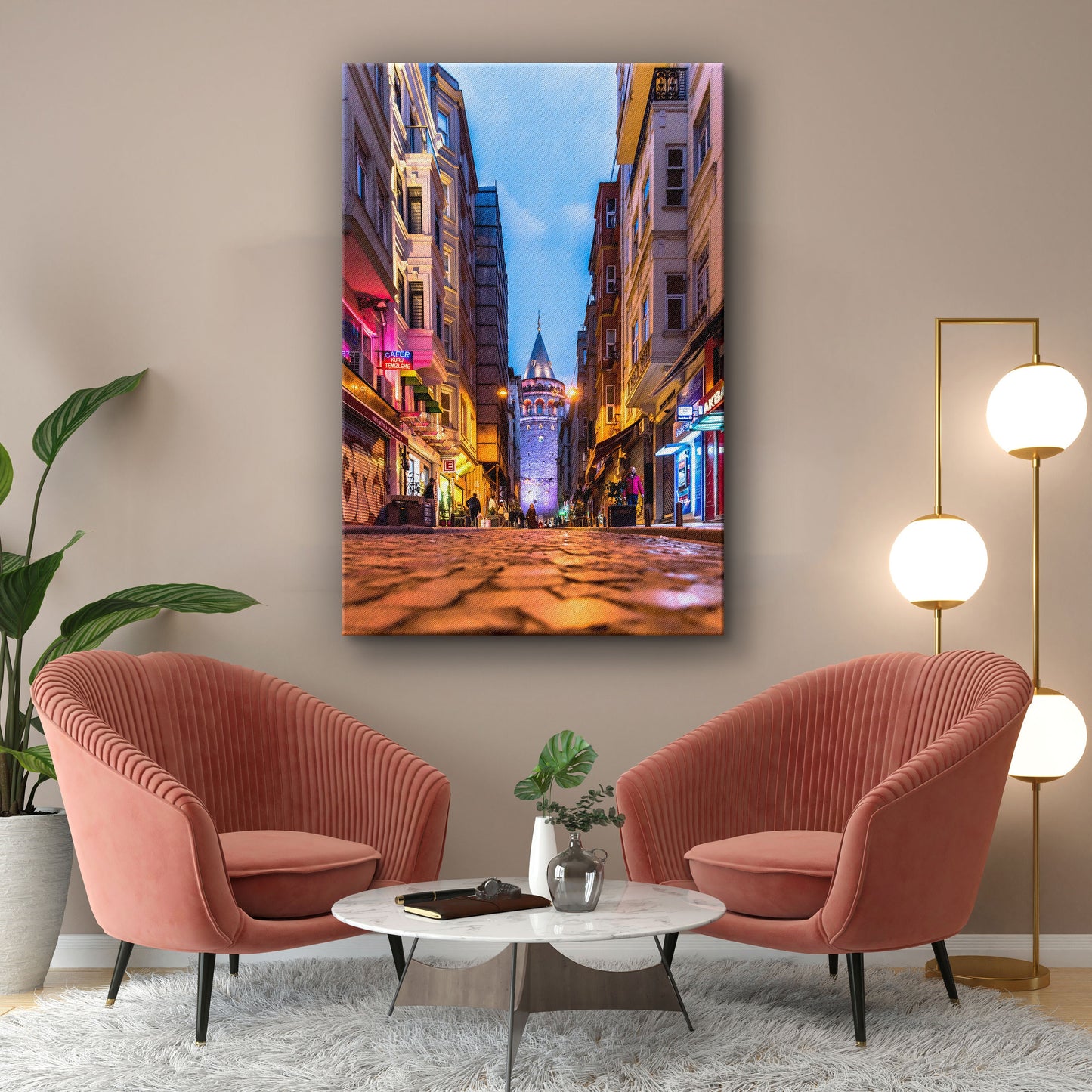 Istanbul, Large Glass Wall Art