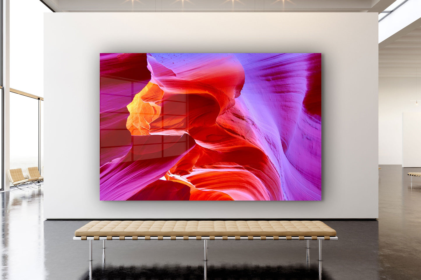 Antilope Canyon, Large Glass Wall Art