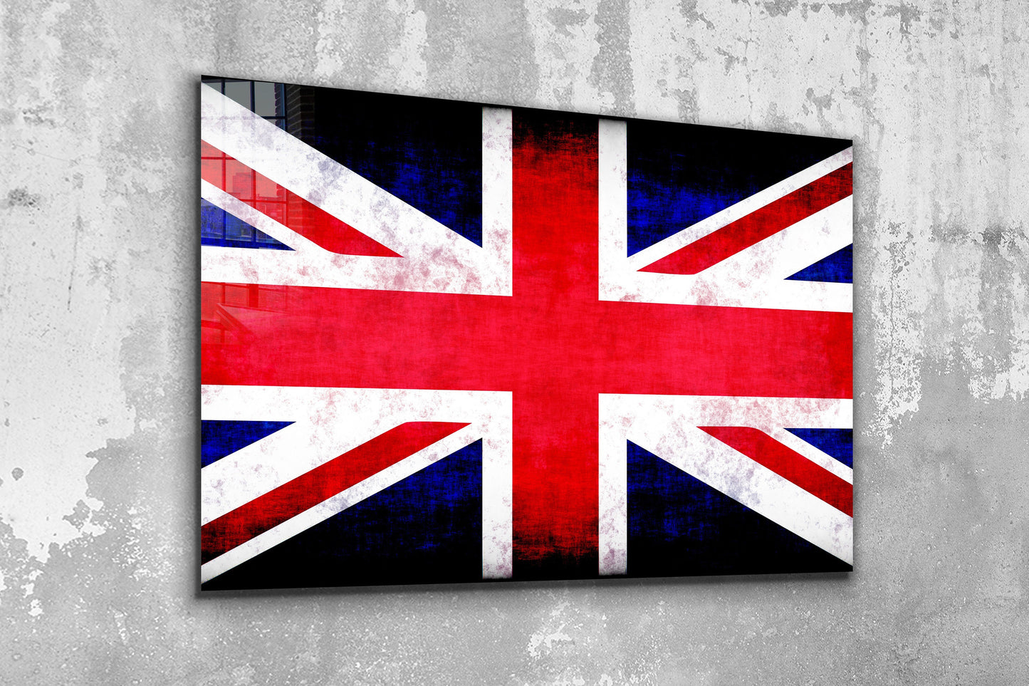 Union Jack, United Kingdom Flag, Large Glass Wall Art