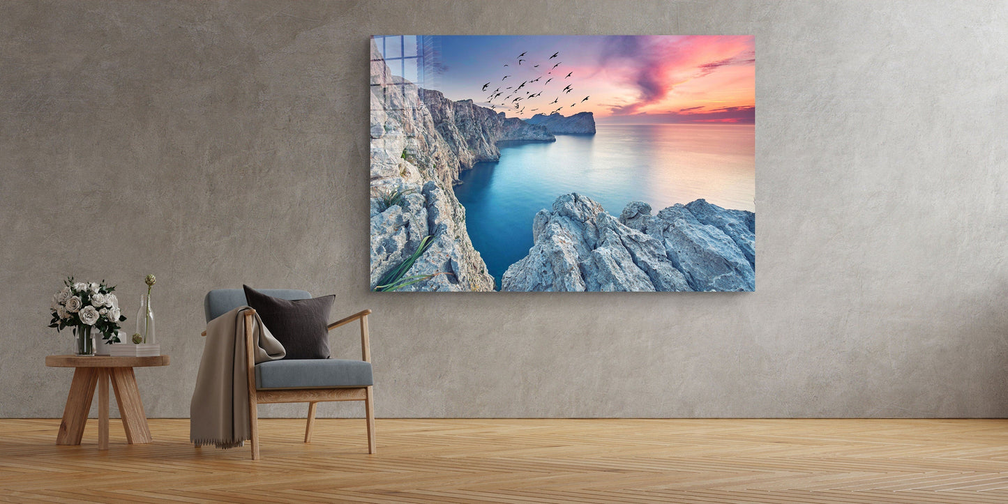 Iceland Bay, Large Glass Wall Art