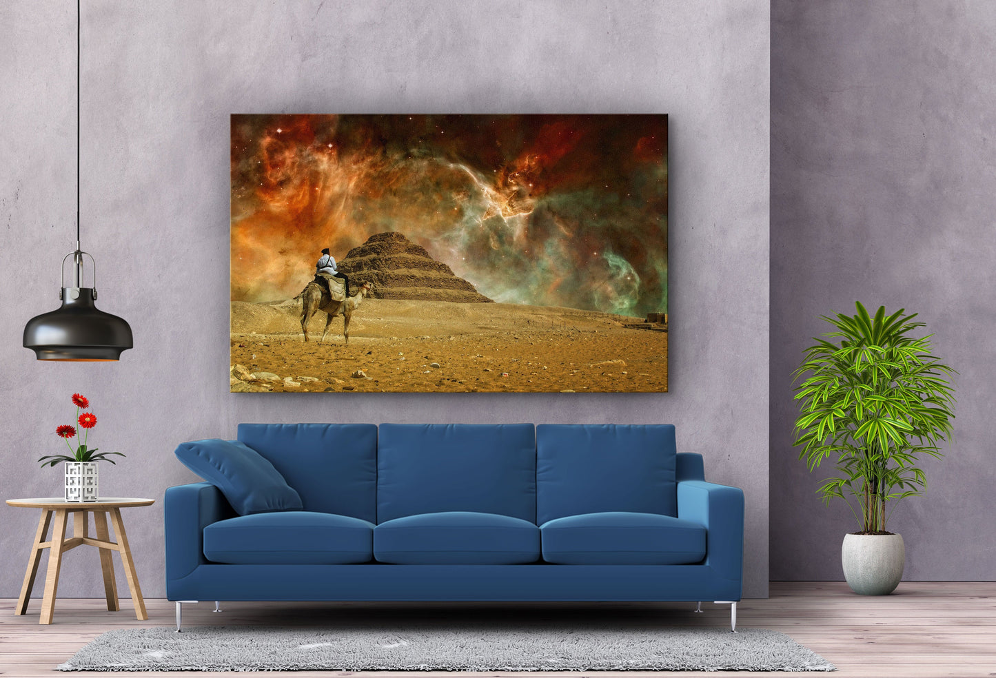 Skyfire, Large Glass Wall Art