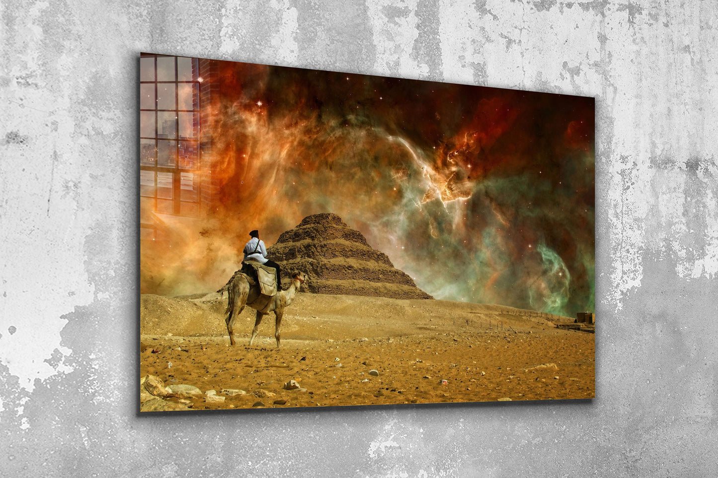 Skyfire, Large Glass Wall Art