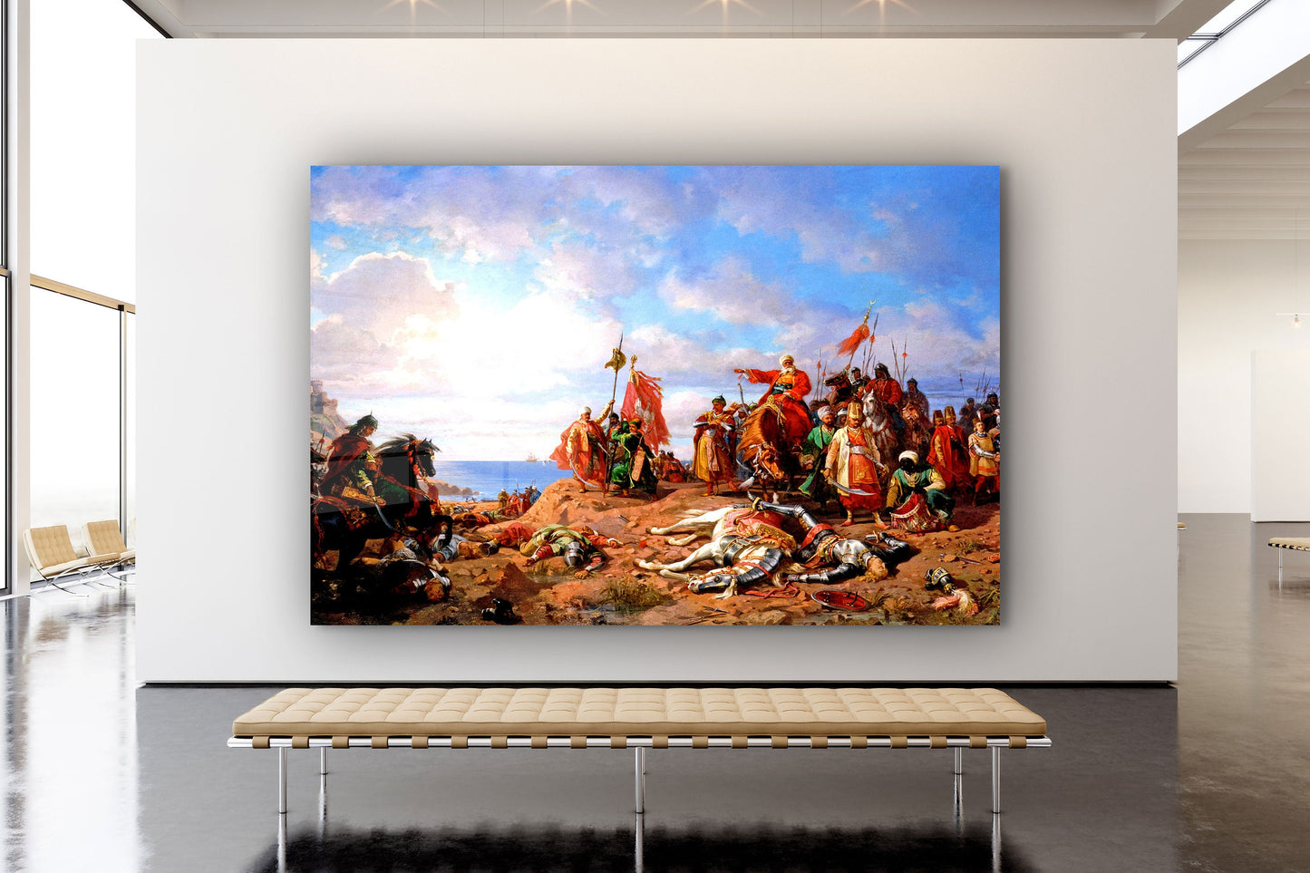 Stanislaw Chlebowski, Varna Large Glass Wall Art