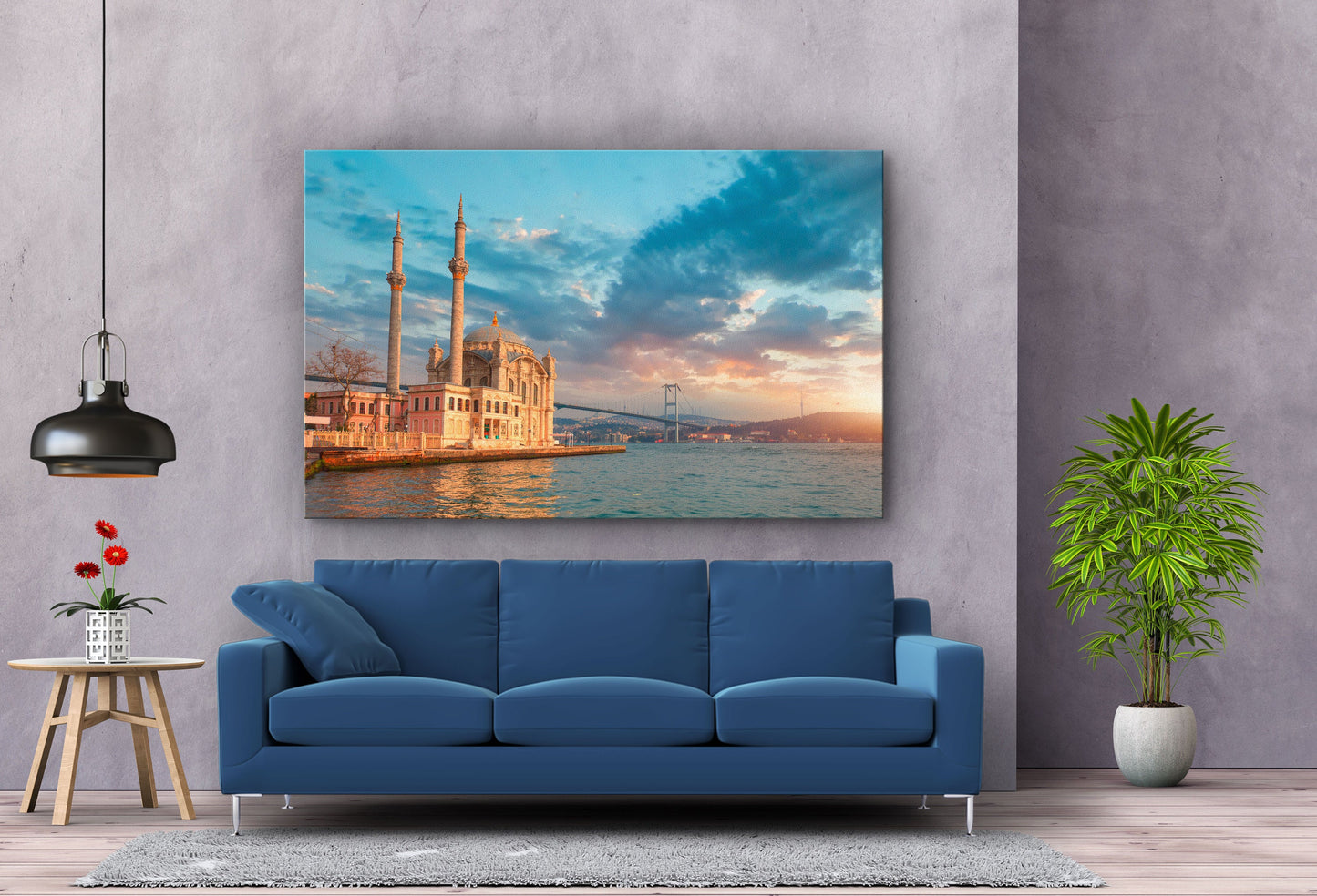 Mosque, Large Glass Wall Art