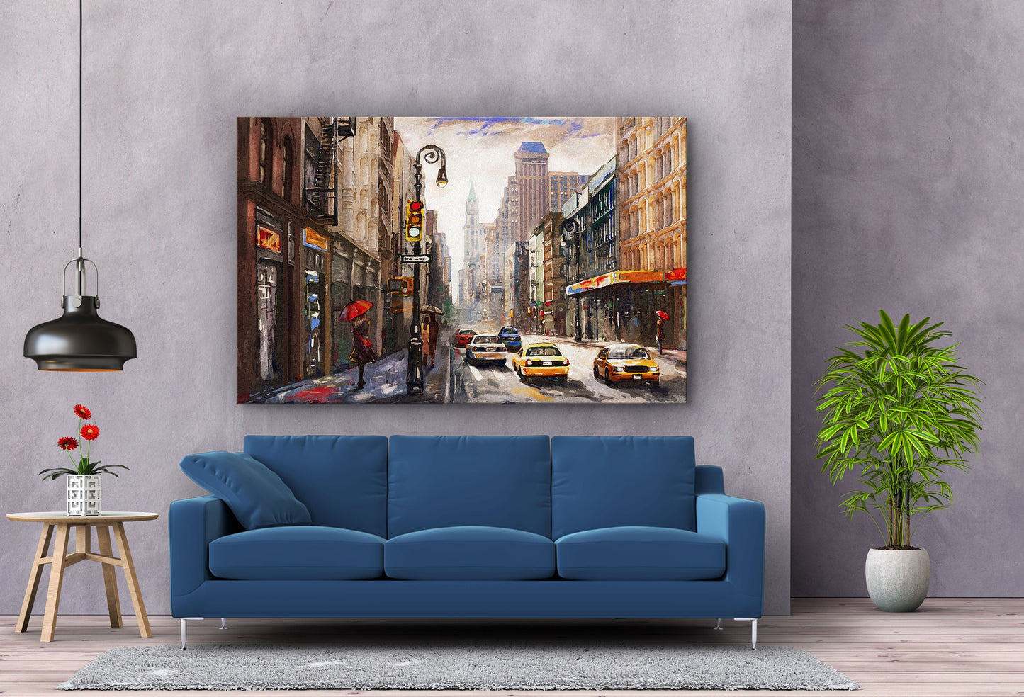 New York City, Large Glass Wall Art