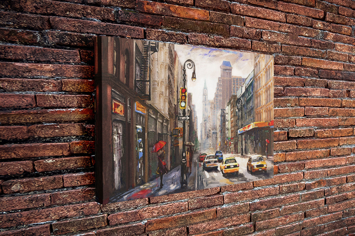 New York City, Large Glass Wall Art