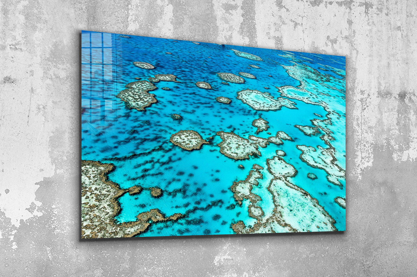 Grand Barrier Reef, Large Glass Wall Art