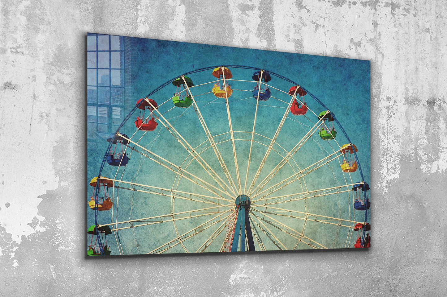 Ferris Wheel, Large Glass Wall Art