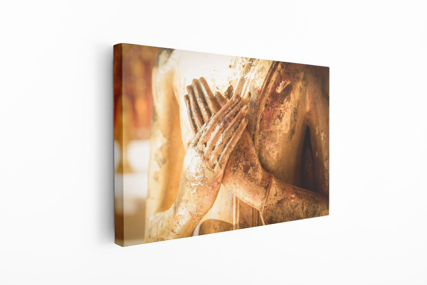 Buddha Close Up, Large Glass Wall Art
