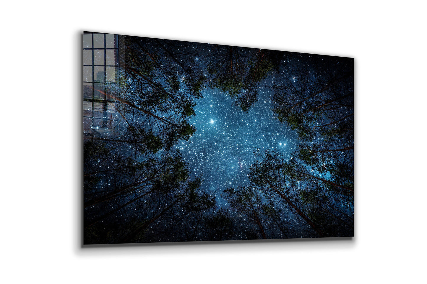 Stars in the Forest, Large Glass Wall Art
