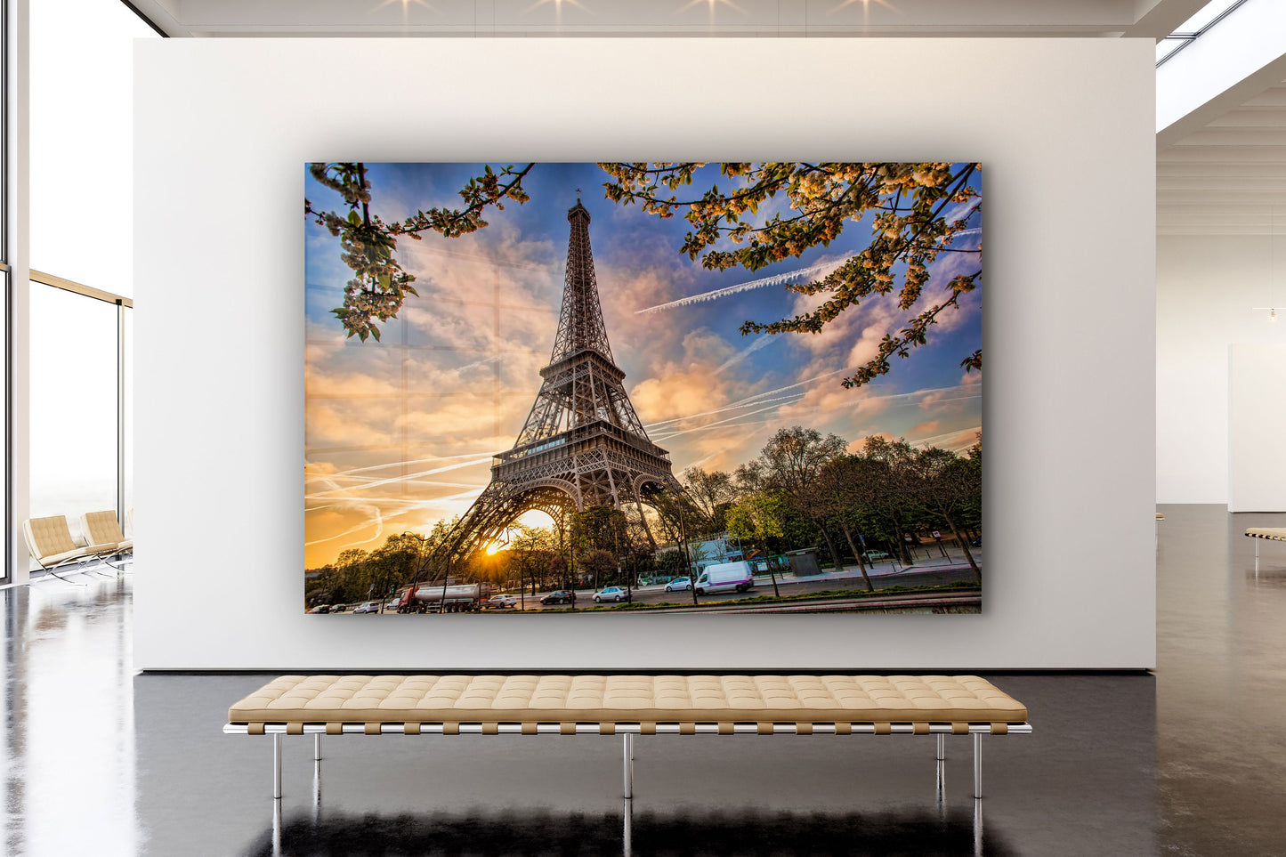 Eifel Tower, Large Glass Wall Art