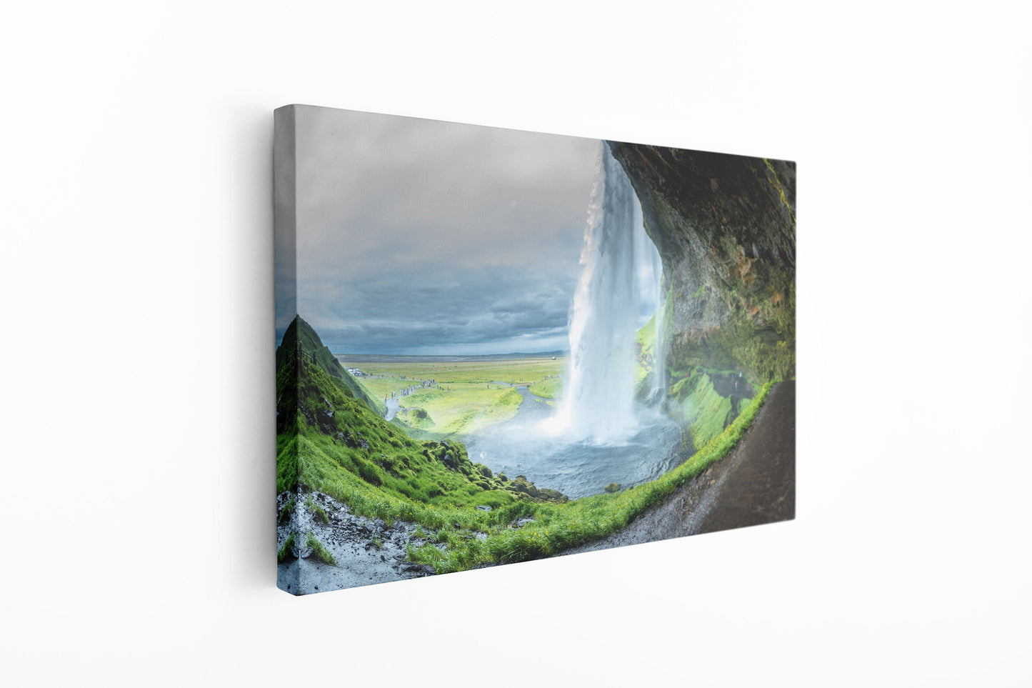 Seljalandsfoss Iceland, Large Glass Wall Art