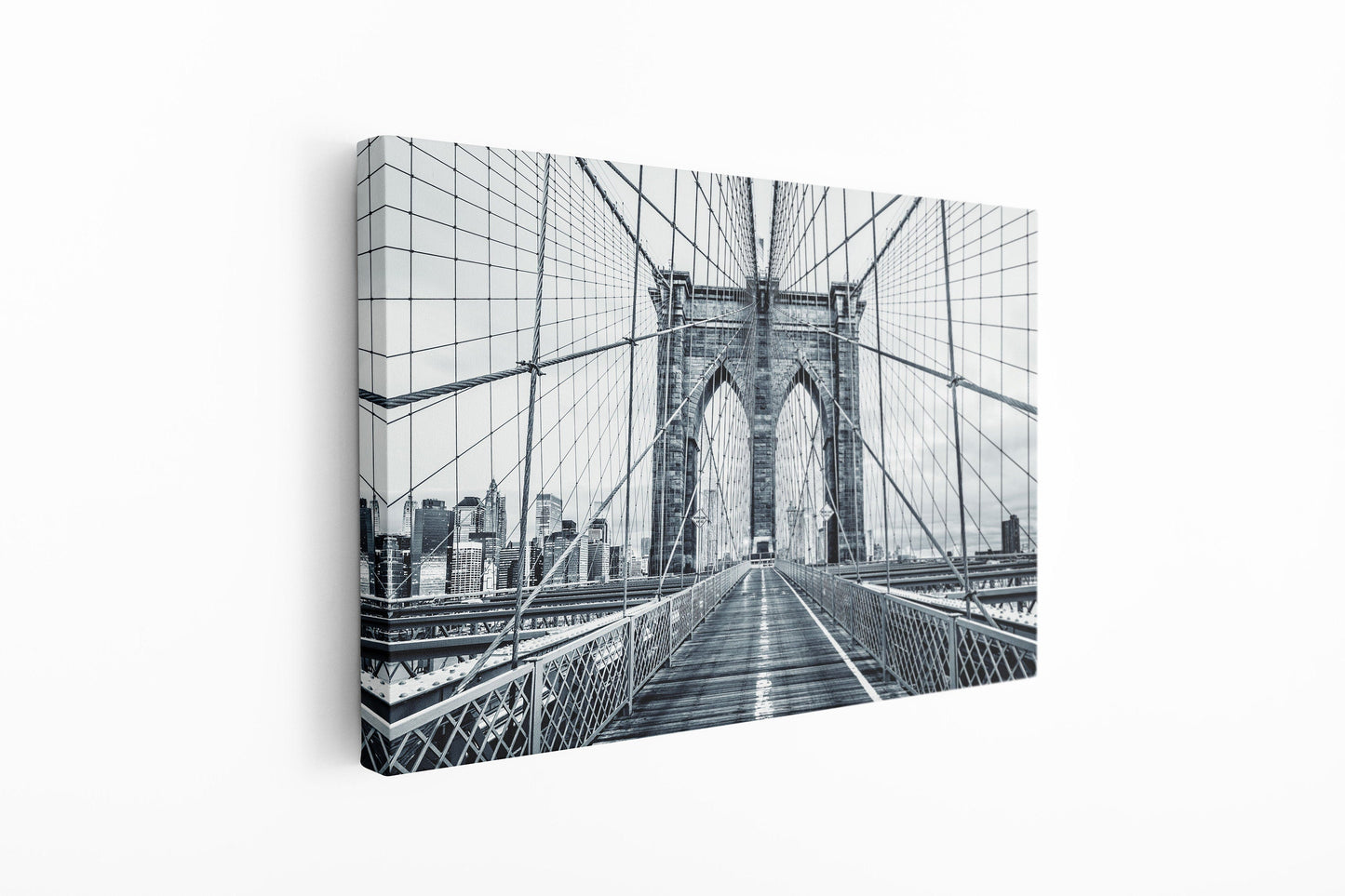 Brooklyn Bridge, Large Glass Wall Art