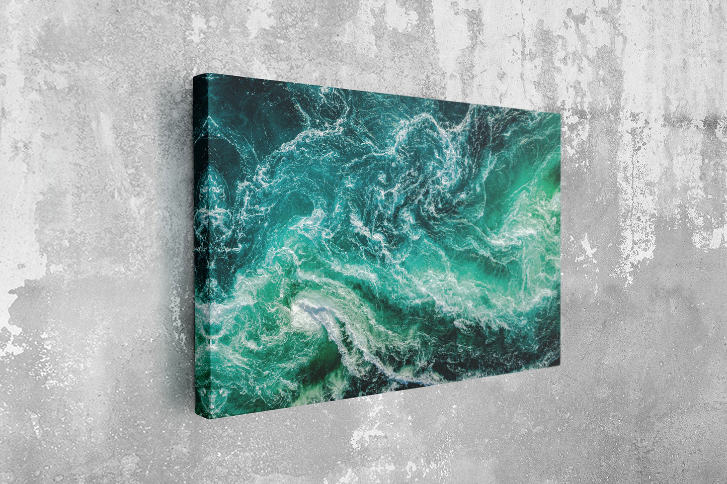 Waves, Large Glass Wall Art