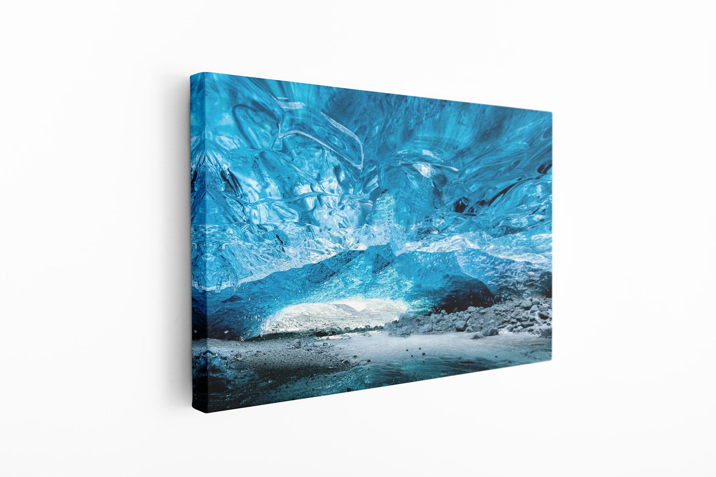 Underwater Cave, Large Glass Wall Art