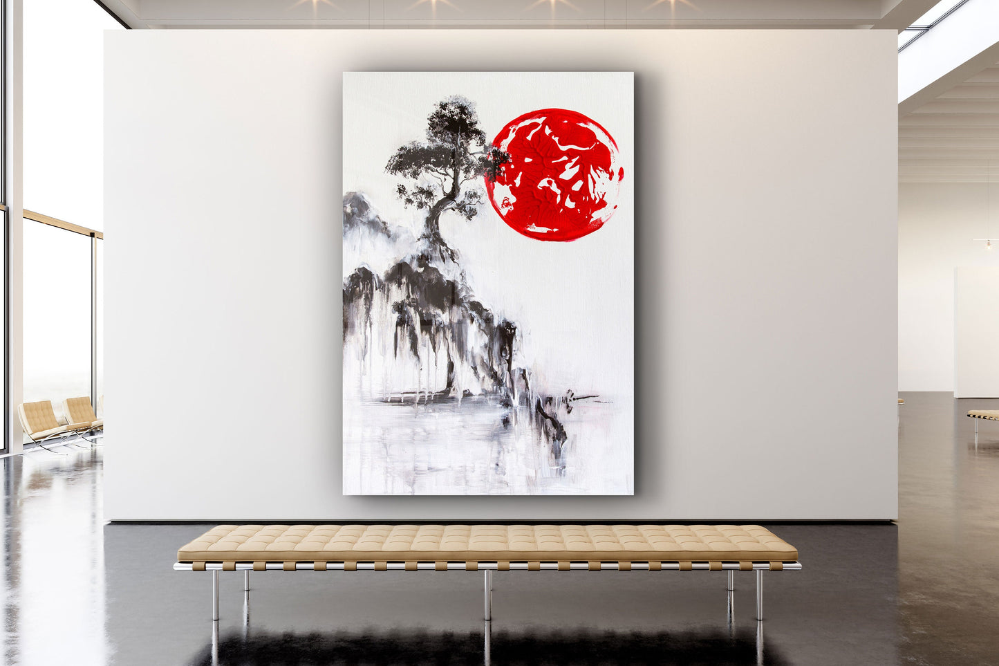 Asian, Large Glass Wall Art