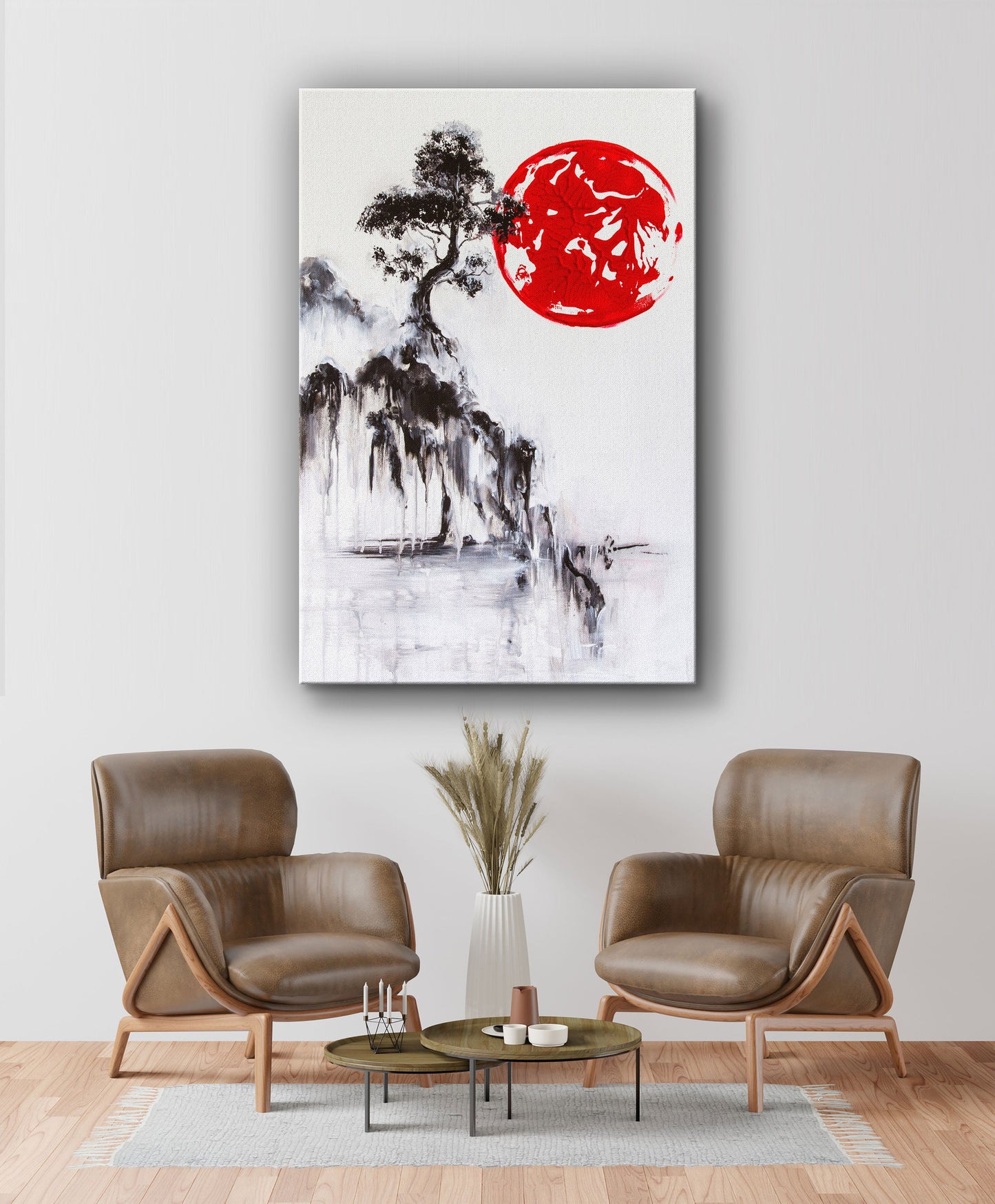 Asian, Large Glass Wall Art