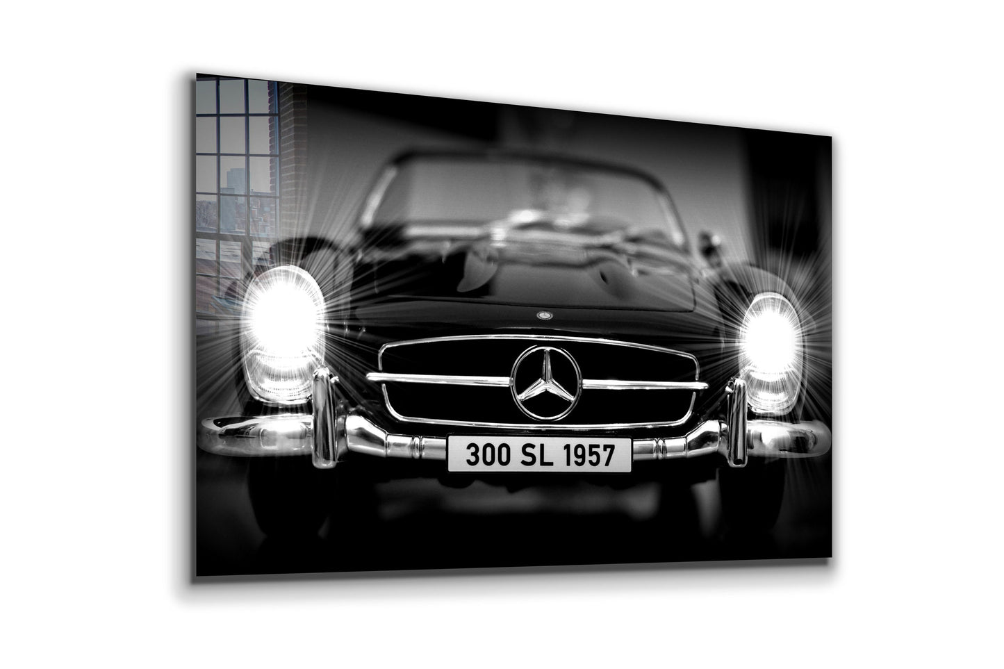 Classic Car, Large Glass Wall Art