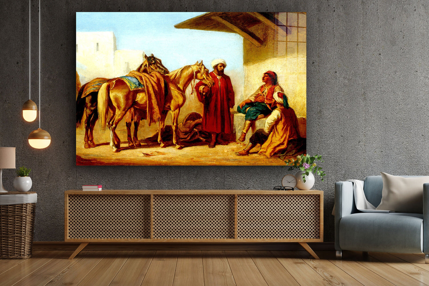 Painting, Large Glass Wall Art