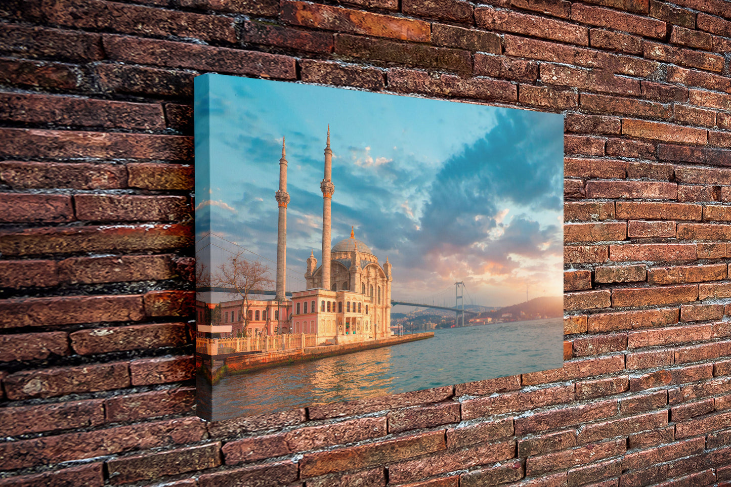 Mosque, Large Glass Wall Art
