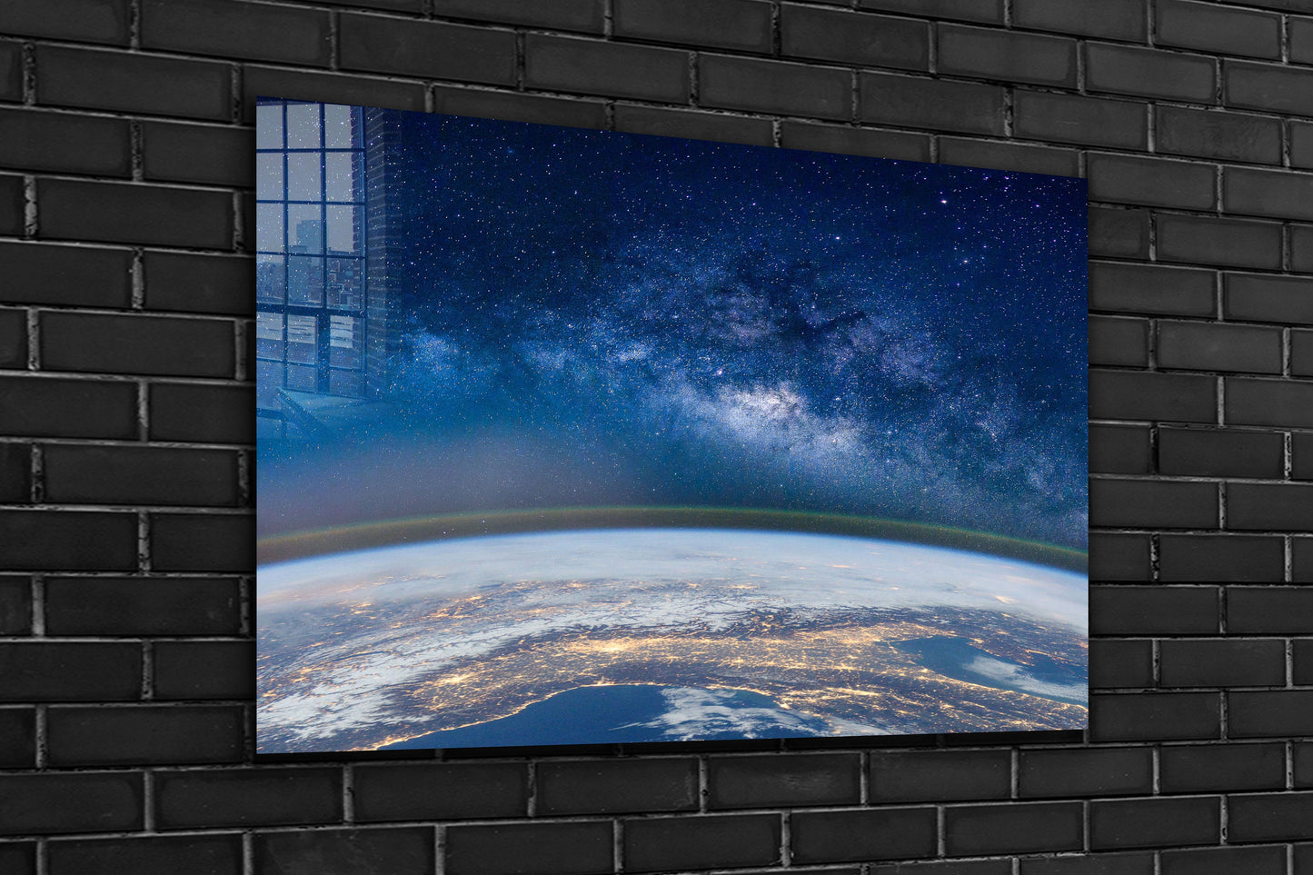 Space, Large Glass Wall Art