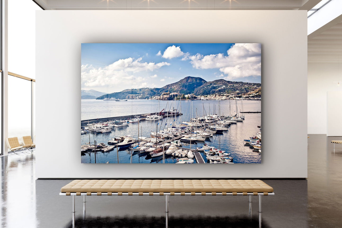 Marina, Large Glass Wall Art