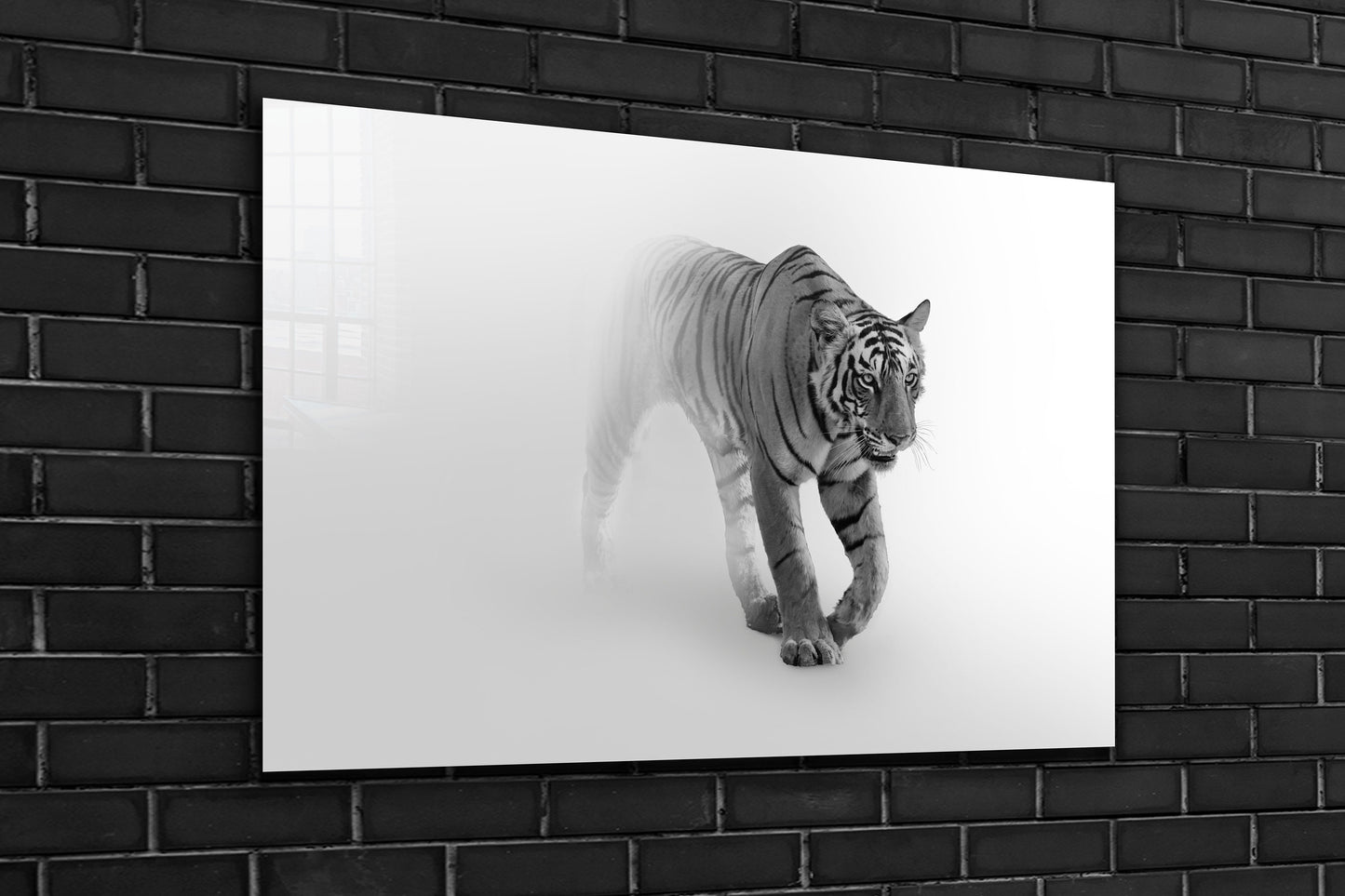Tiger, Large Glass Wall Art