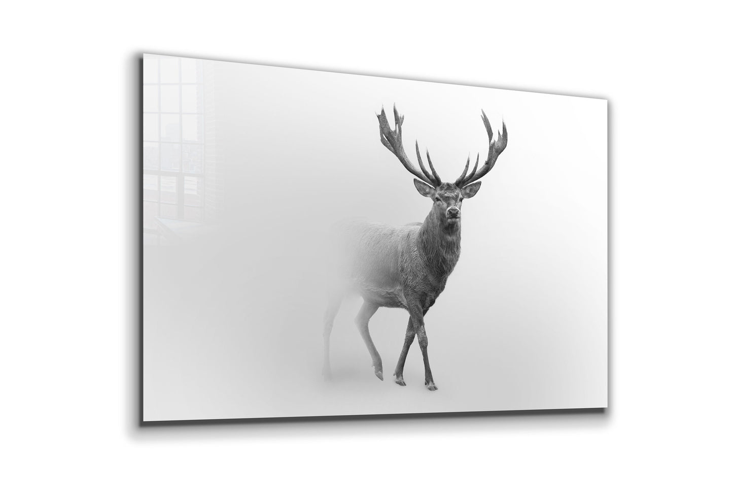 Deer, Large Glass Wall Art