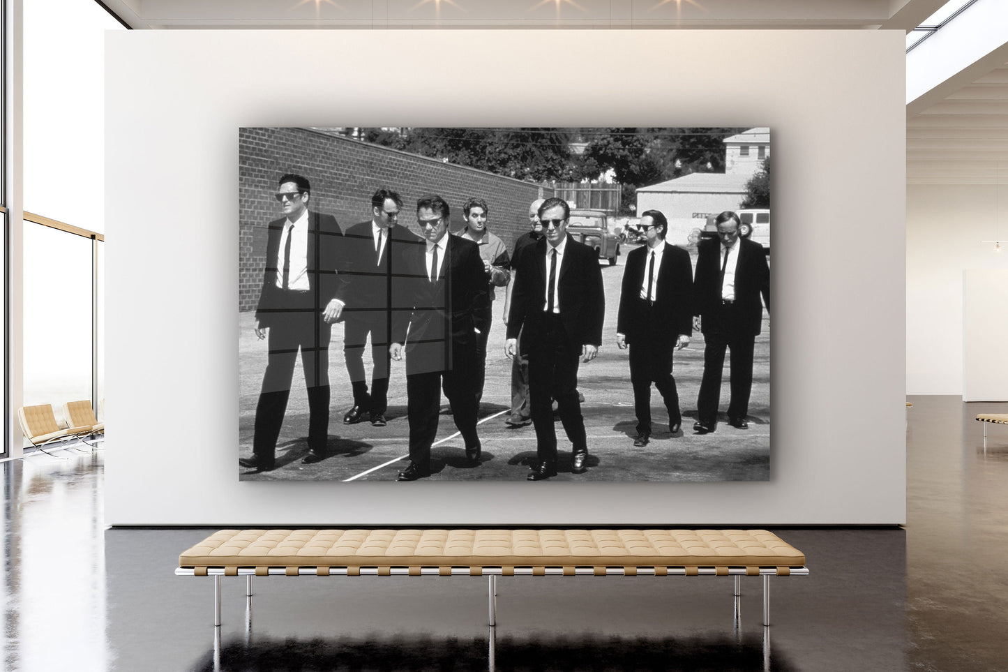 Reservoir Dogs, Large Glass Wall Art
