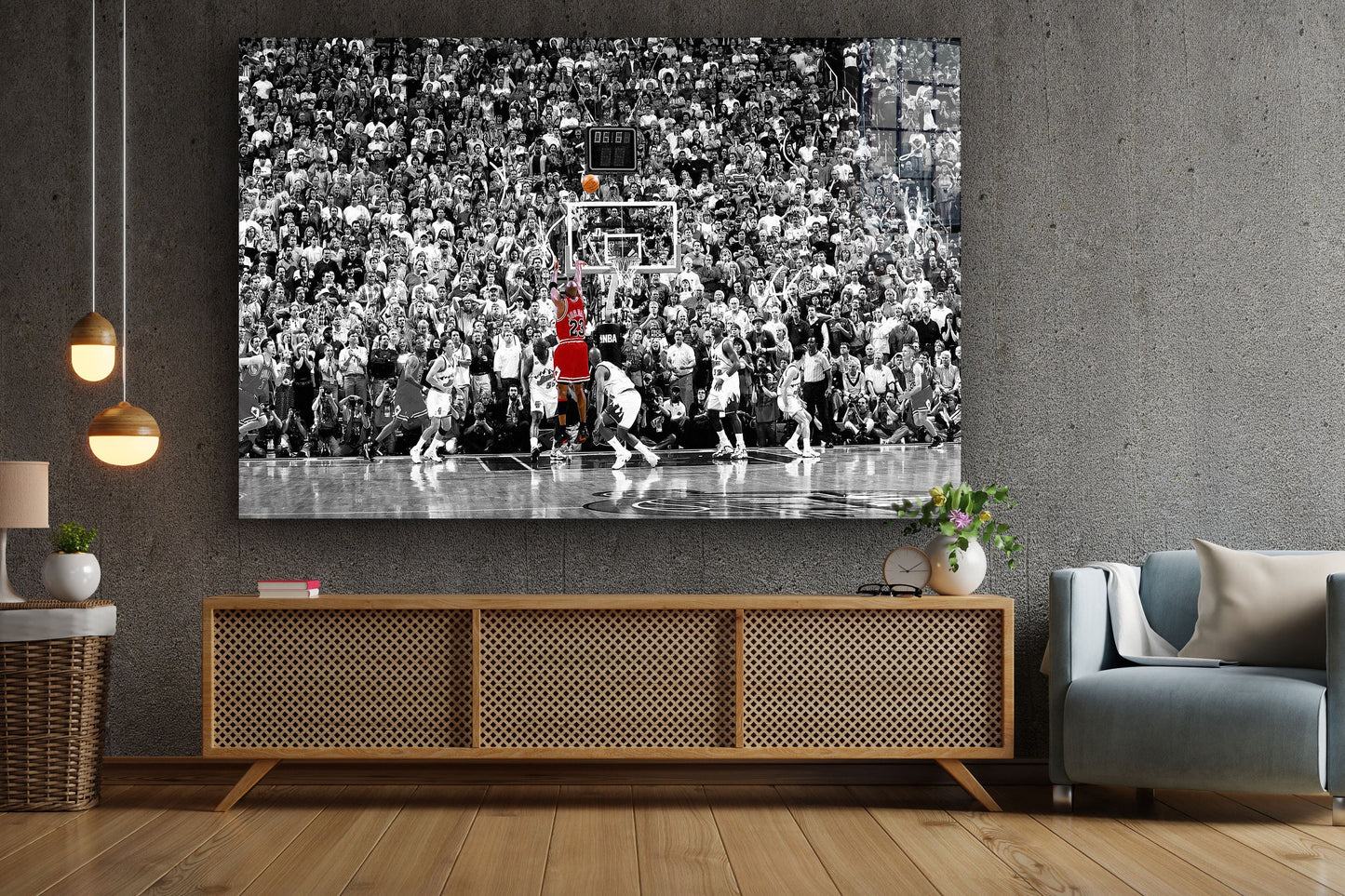Last Shot, Large Glass Wall Art
