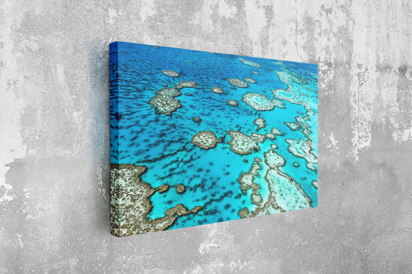 Grand Barrier Reef, Large Glass Wall Art