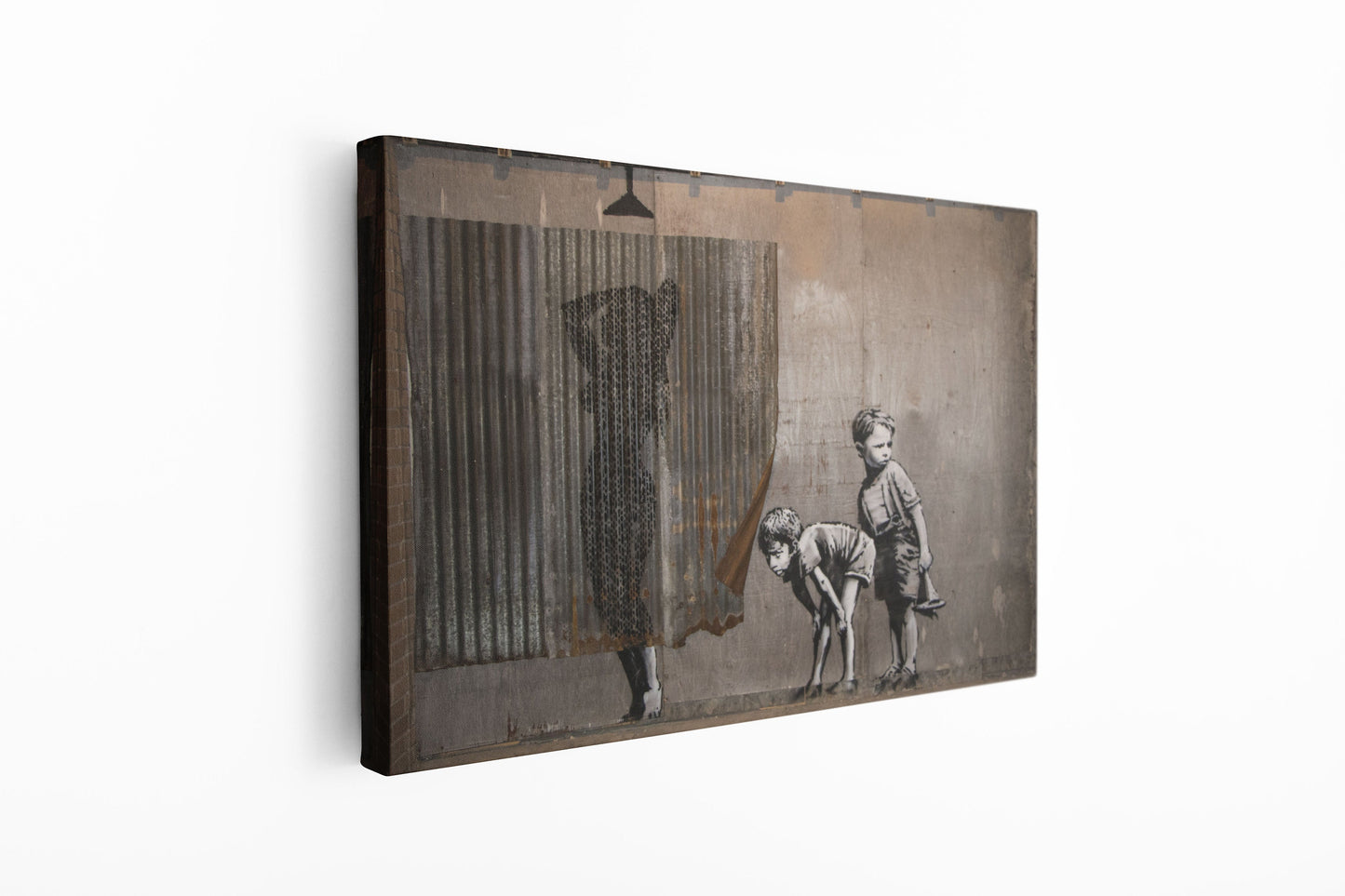 Banksy Print, Large Glass Wall Art