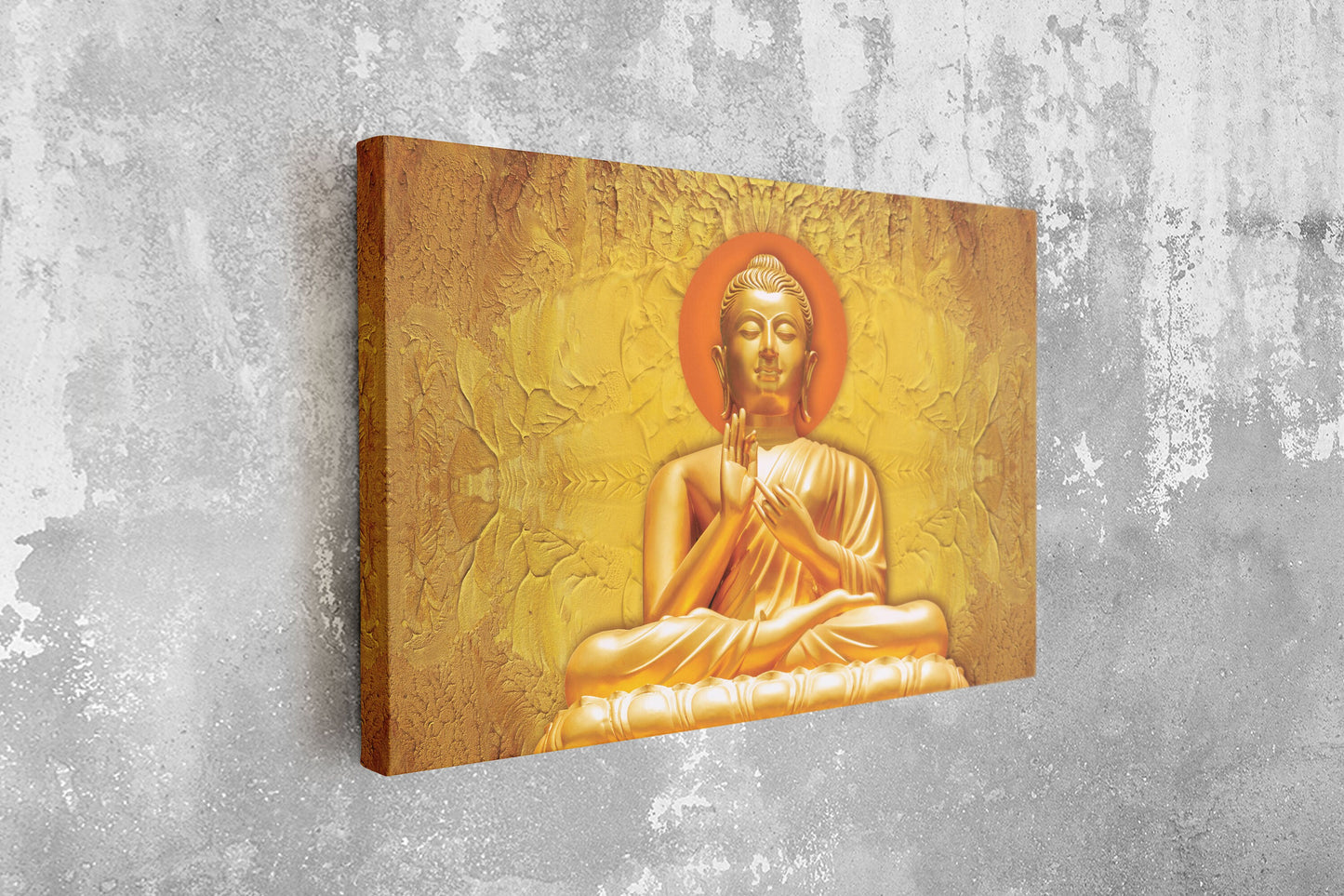 Buddha, Large Glass Wall Art