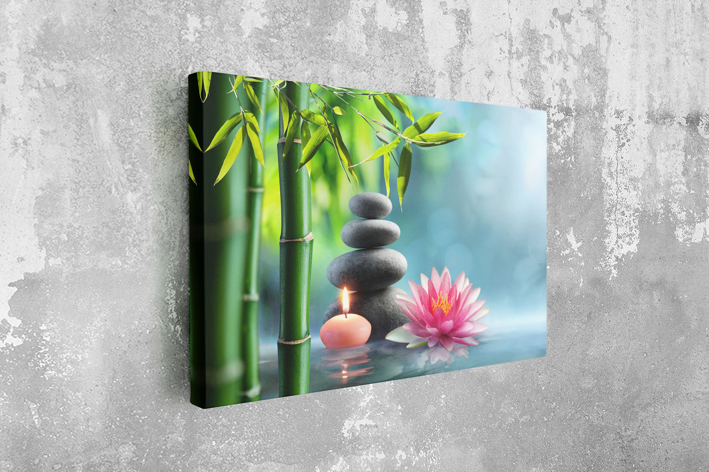 Zen, Large Glass Wall Art