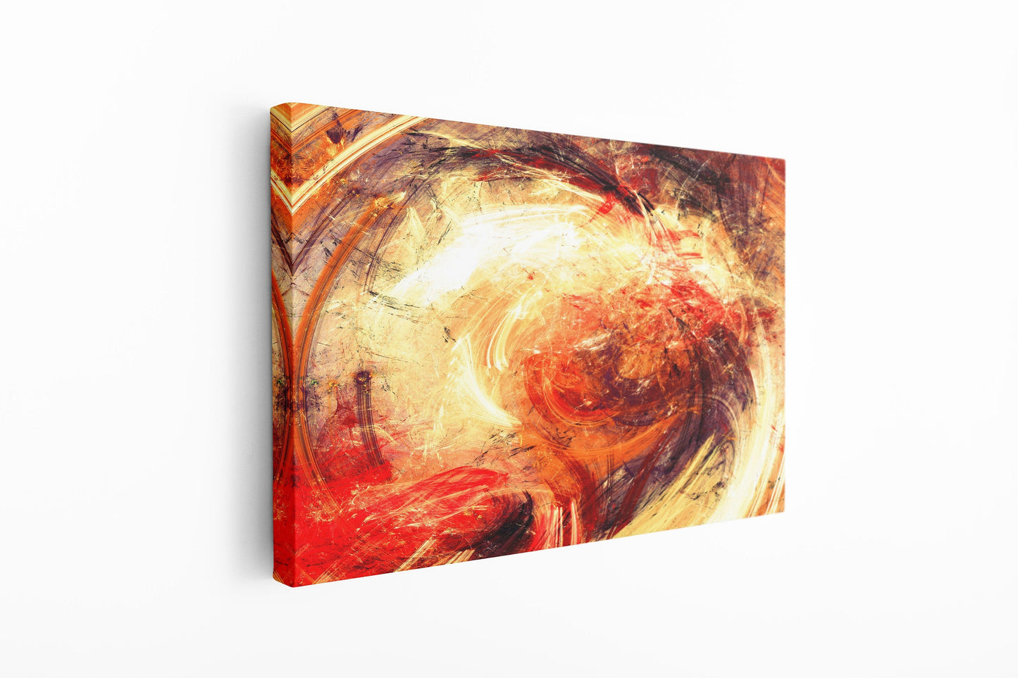Abstract Painting, Large Glass Wall Art