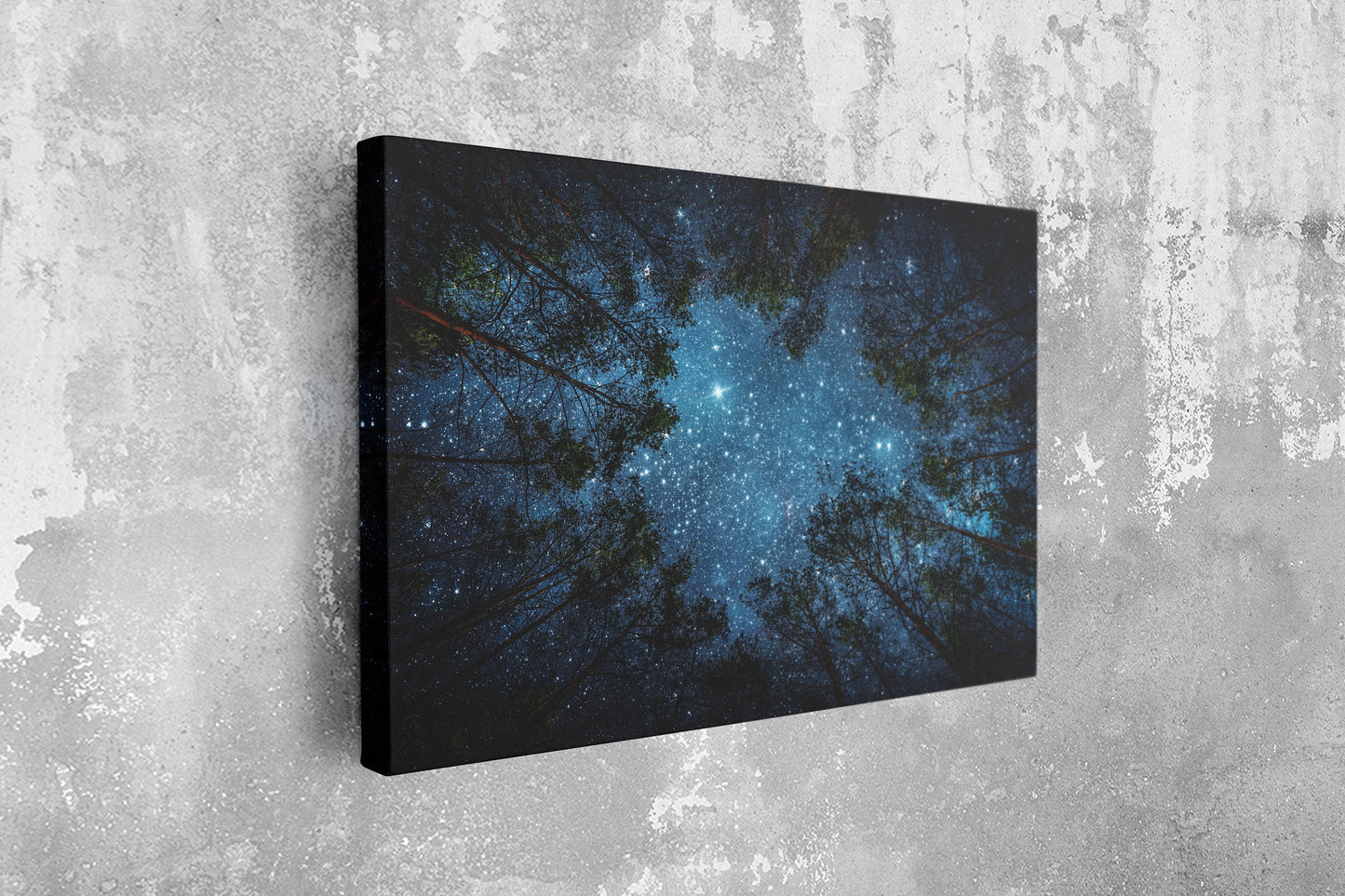 Stars in the Forest, Large Glass Wall Art