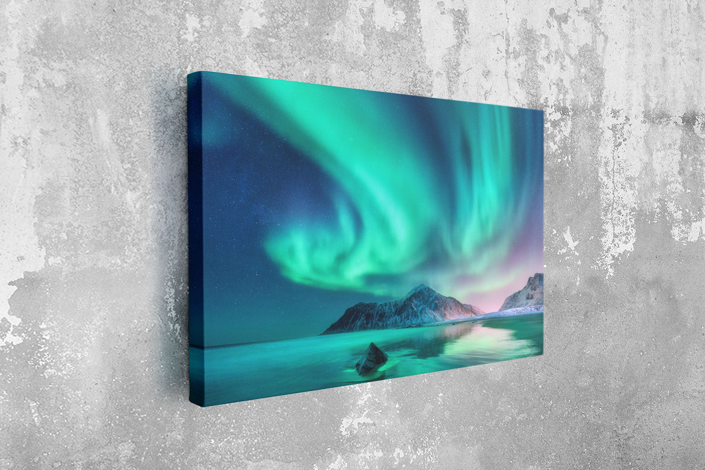 Aurelia Borealis, Large Glass Wall Art