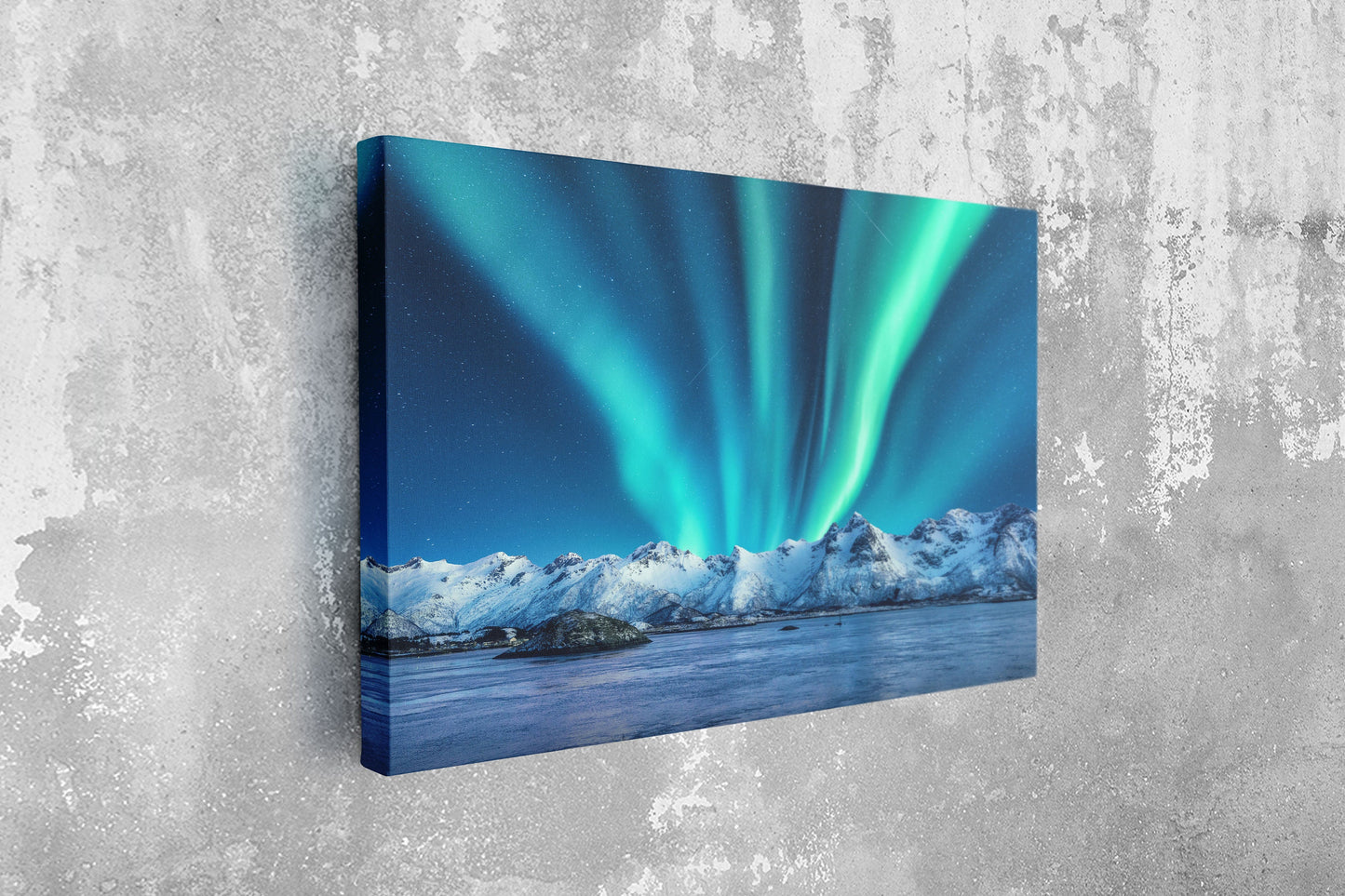 Northern Lights, Large Glass Wall Art