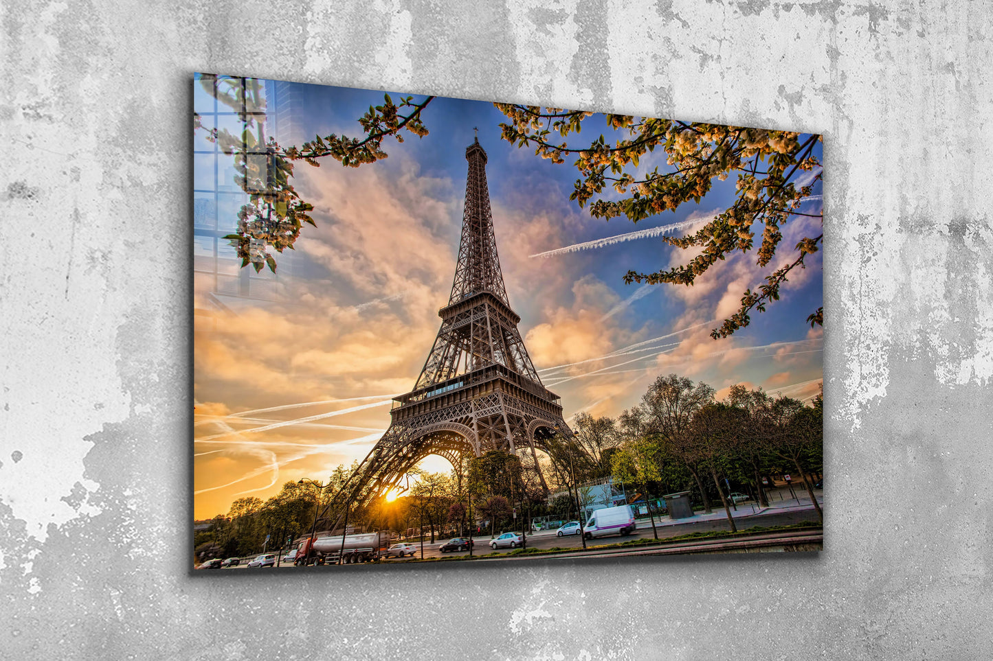 Eifel Tower, Large Glass Wall Art
