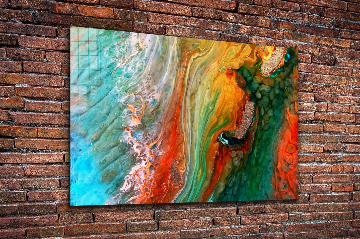 Deep Abstract, Large Glass Wall Art
