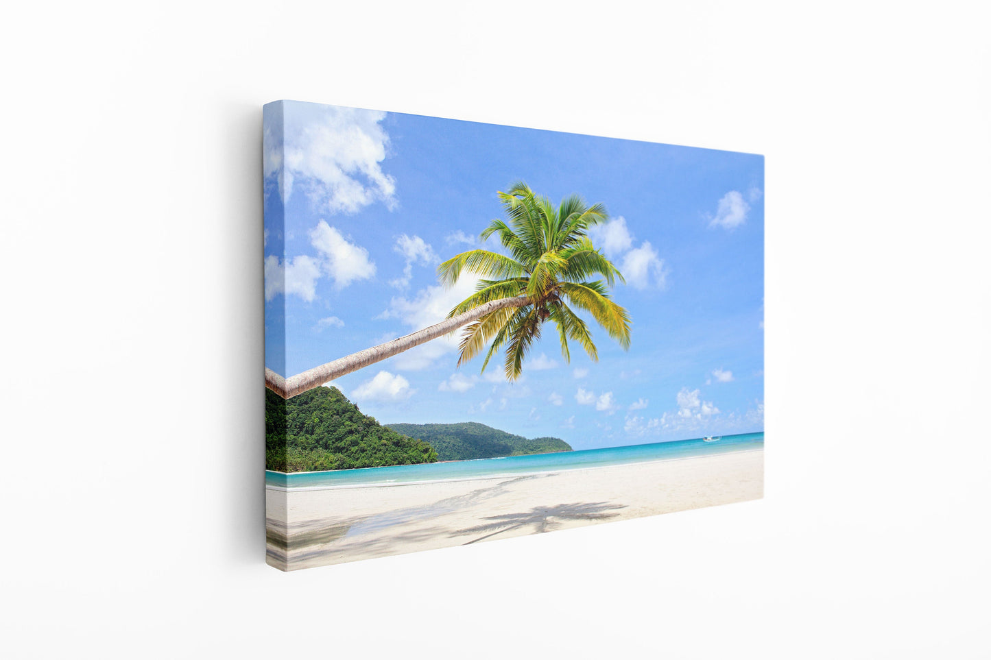 Tropical Scenery, Large Glass Wall Art