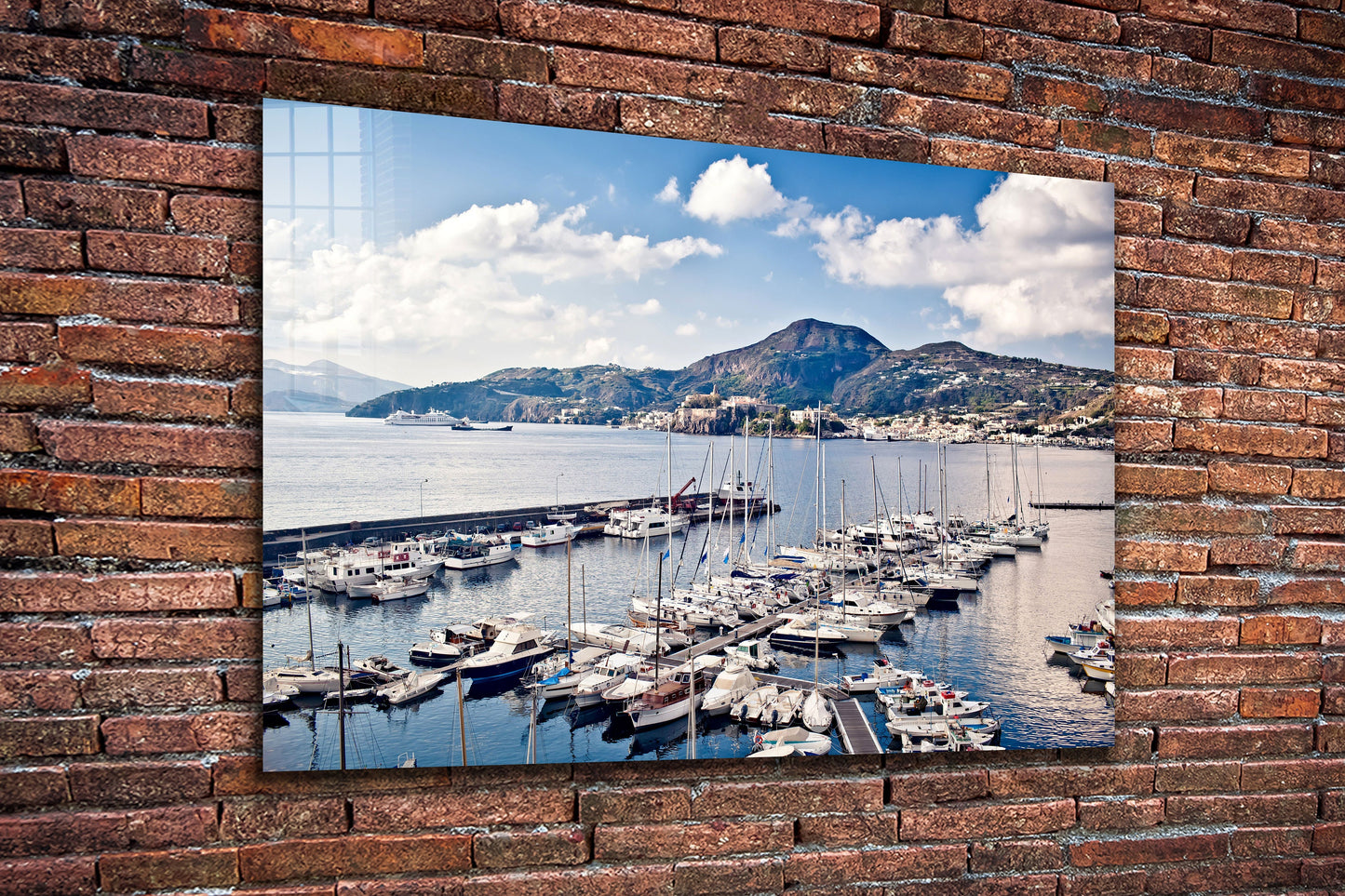 Marina, Large Glass Wall Art